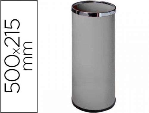 Porta guarda-chuvas sie metalico 301 cinza medida 50x21,5 cm aros cromados , Sie , 23316 , 